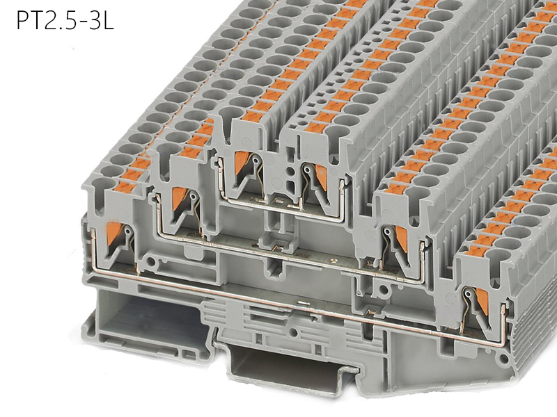 世麥德 直插式接線端子 PT2.5-3L 世麥德 直插式接線端子 PT2.5-3L